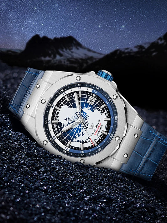 World Time Automatic Men Watch