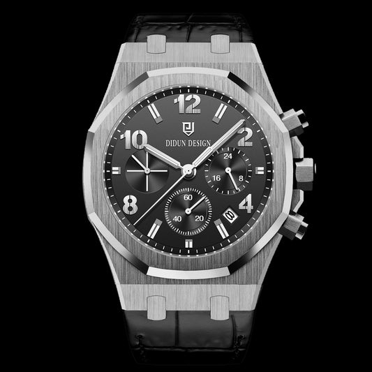 Chronograph Steel Quartz Men Watch