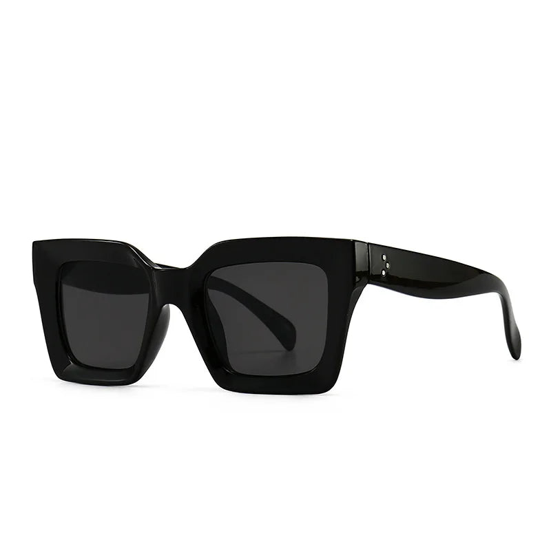 Designer Retro Rivet Sunglasses