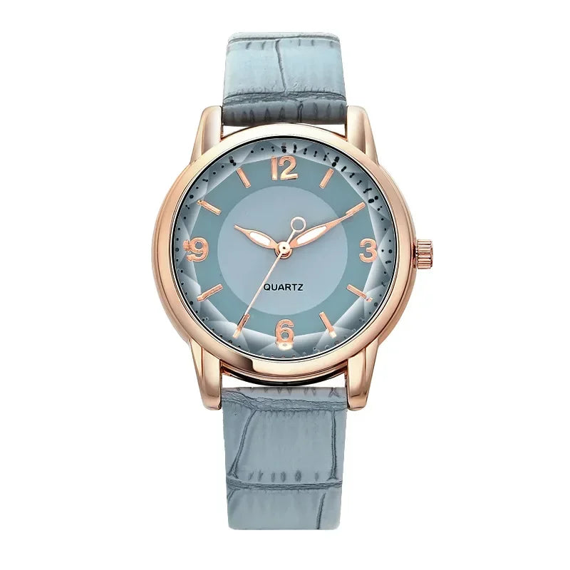 Luxury Leather Quartz Women Watch