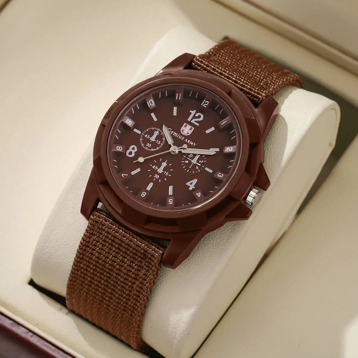 Nylon Band Military Quartz Watch