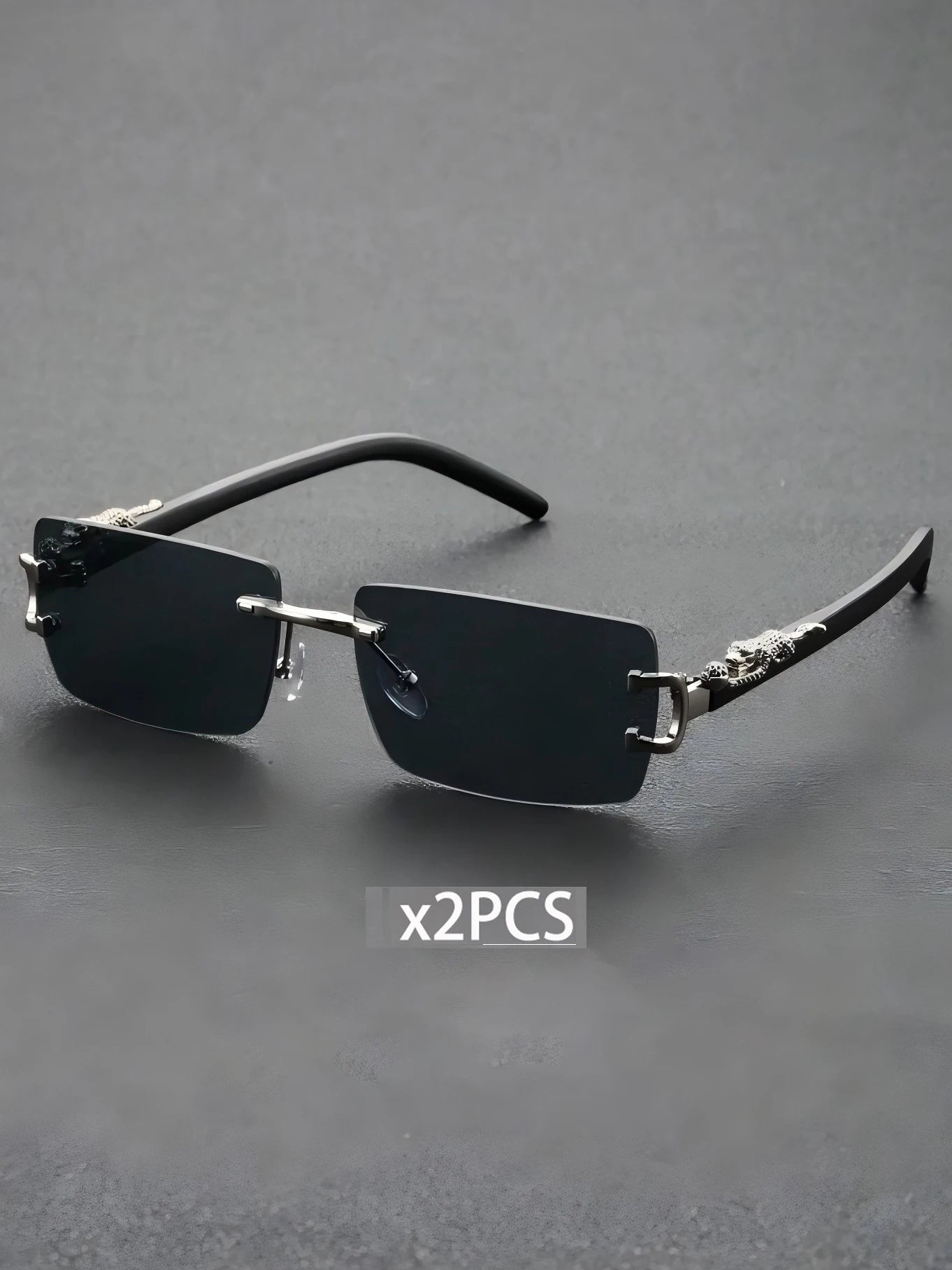 Classic Metal Square Sunglasses