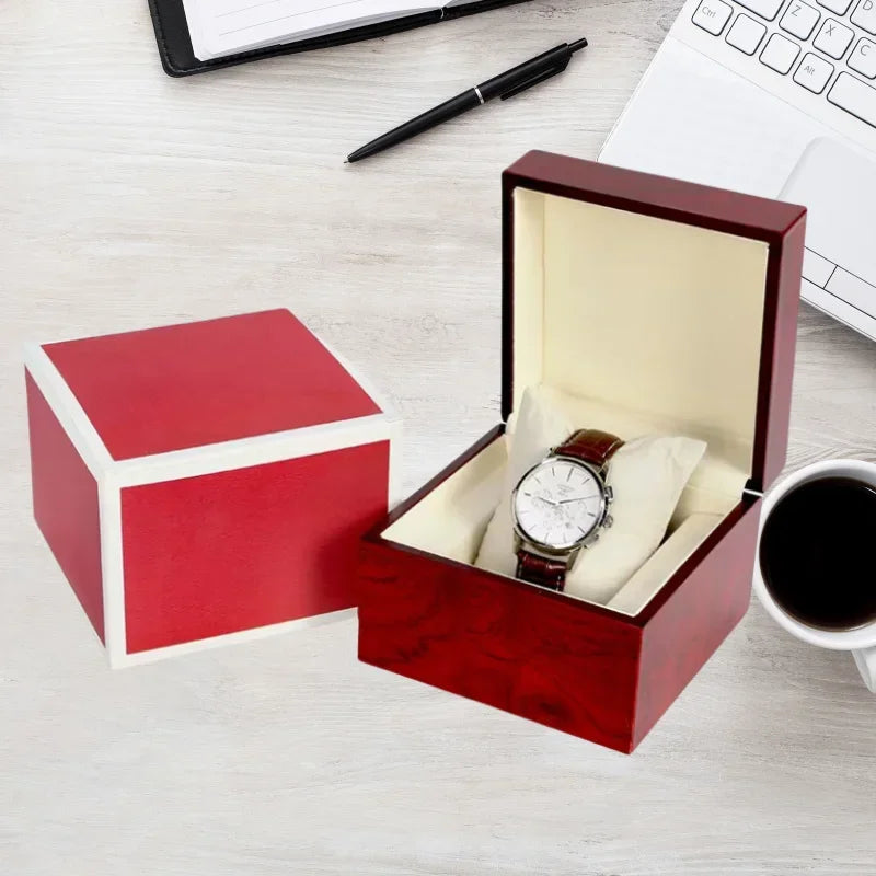 Premium Wooden Watch Display Box