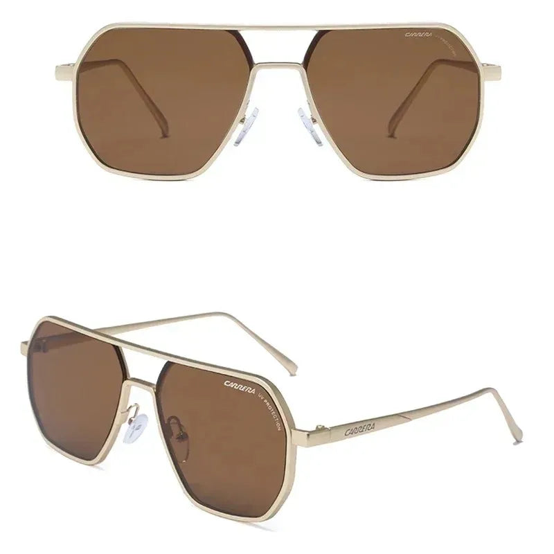Vintage Metal Driving Sunglasses