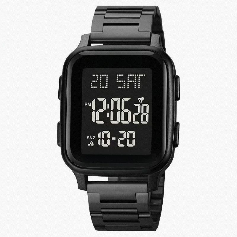 Steel LED Waterproof Men Watch