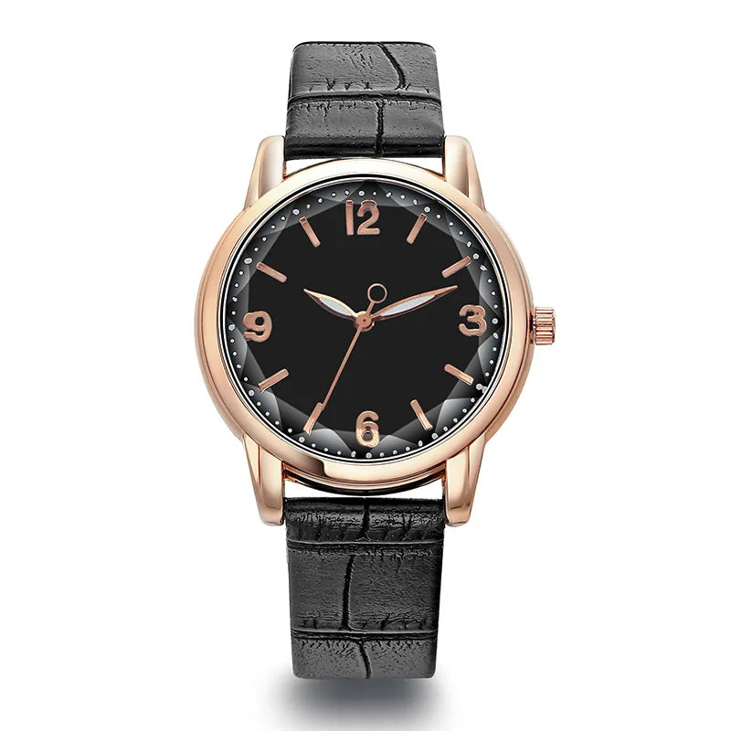 Luxury Leather Quartz Women Watch