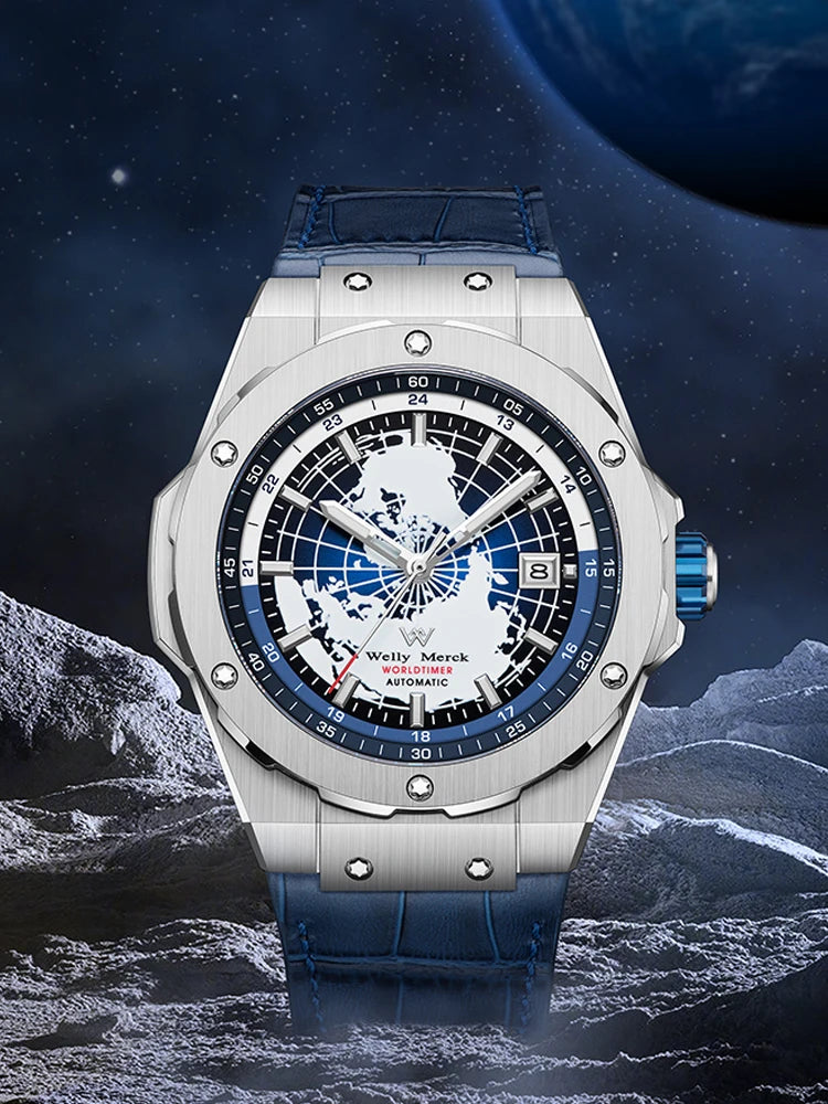 World Time Automatic Men Watch
