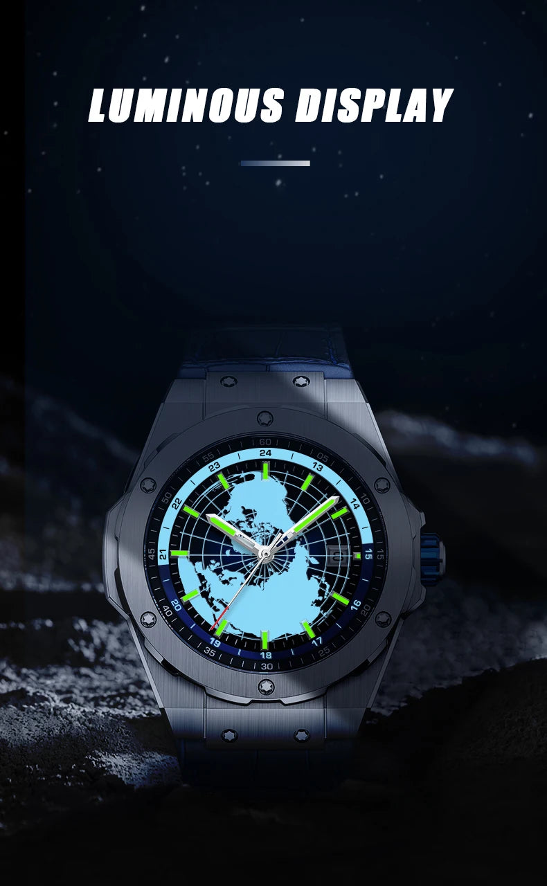 World Time Automatic Men Watch