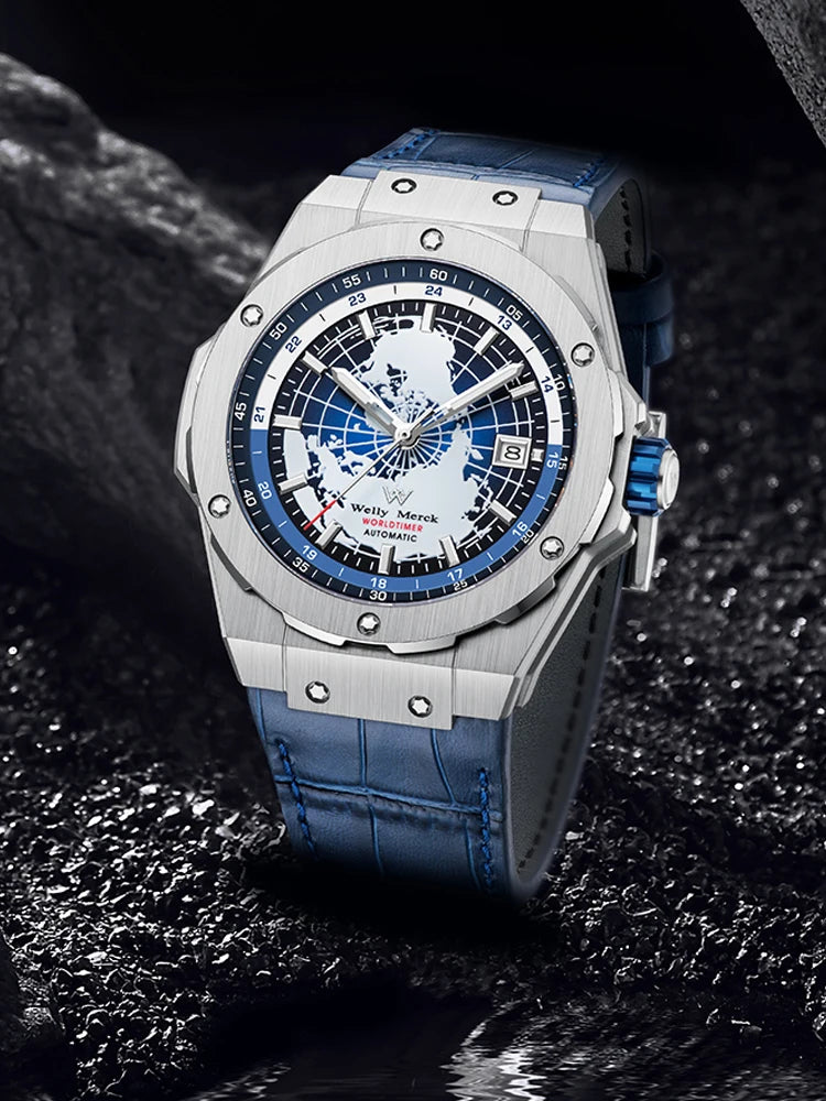 World Time Automatic Men Watch