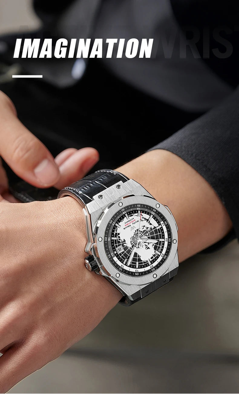 World Time Automatic Men Watch