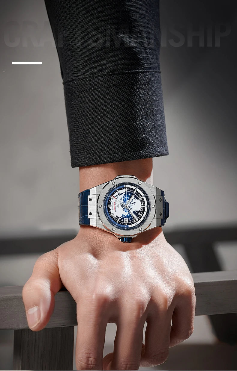 World Time Automatic Men Watch