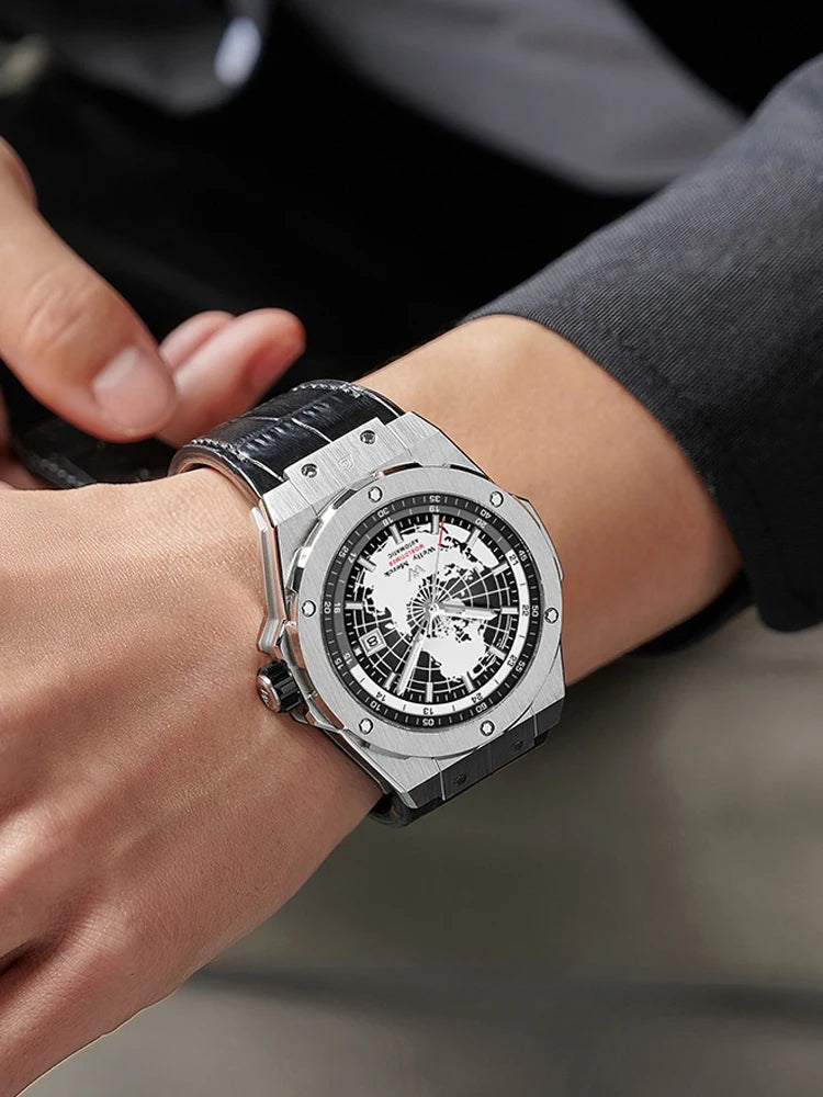World Time Automatic Men Watch