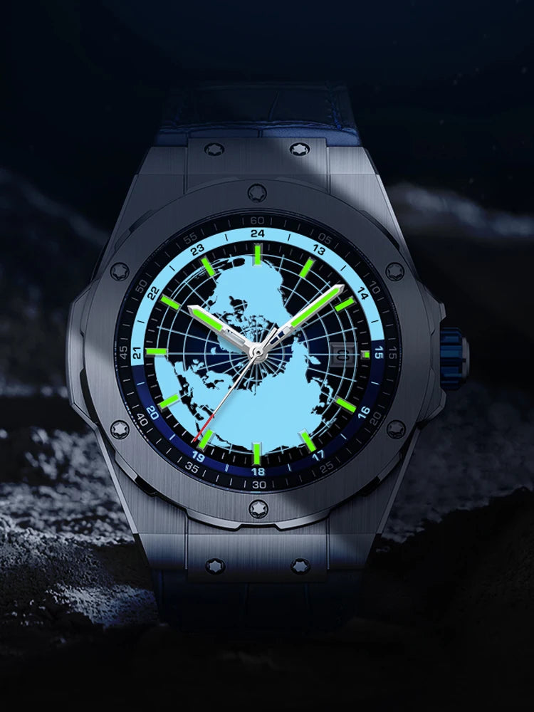 World Time Automatic Men Watch