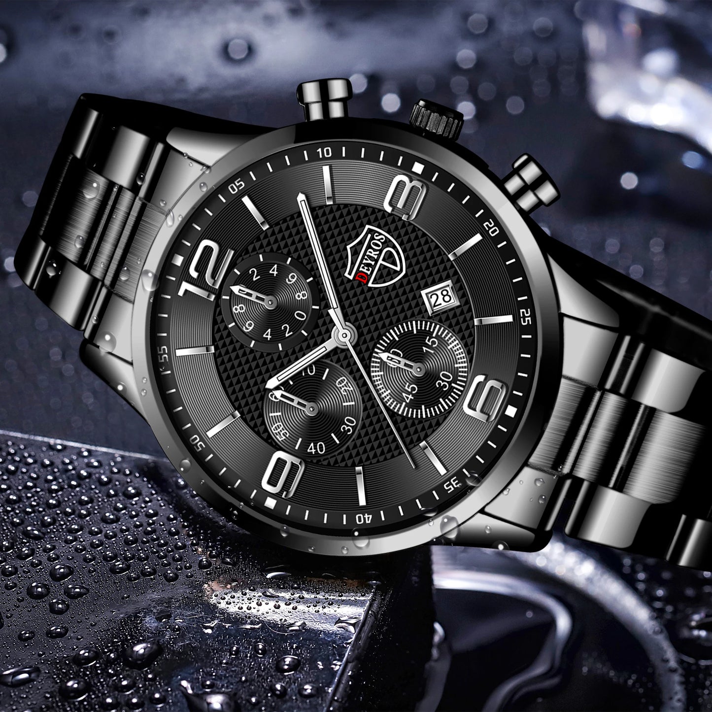 Business Steel Quartz Men Watch