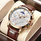 Luxury Leather Quartz Men Watch