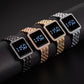 Digital Rhinestone Steel Women Watch