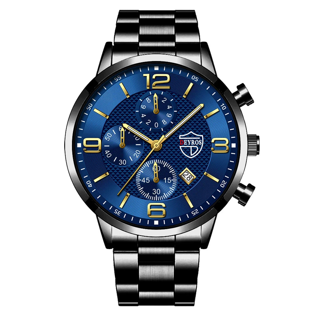 Business Steel Quartz Men Watch