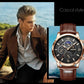 Luxury Leather Quartz Men Watch