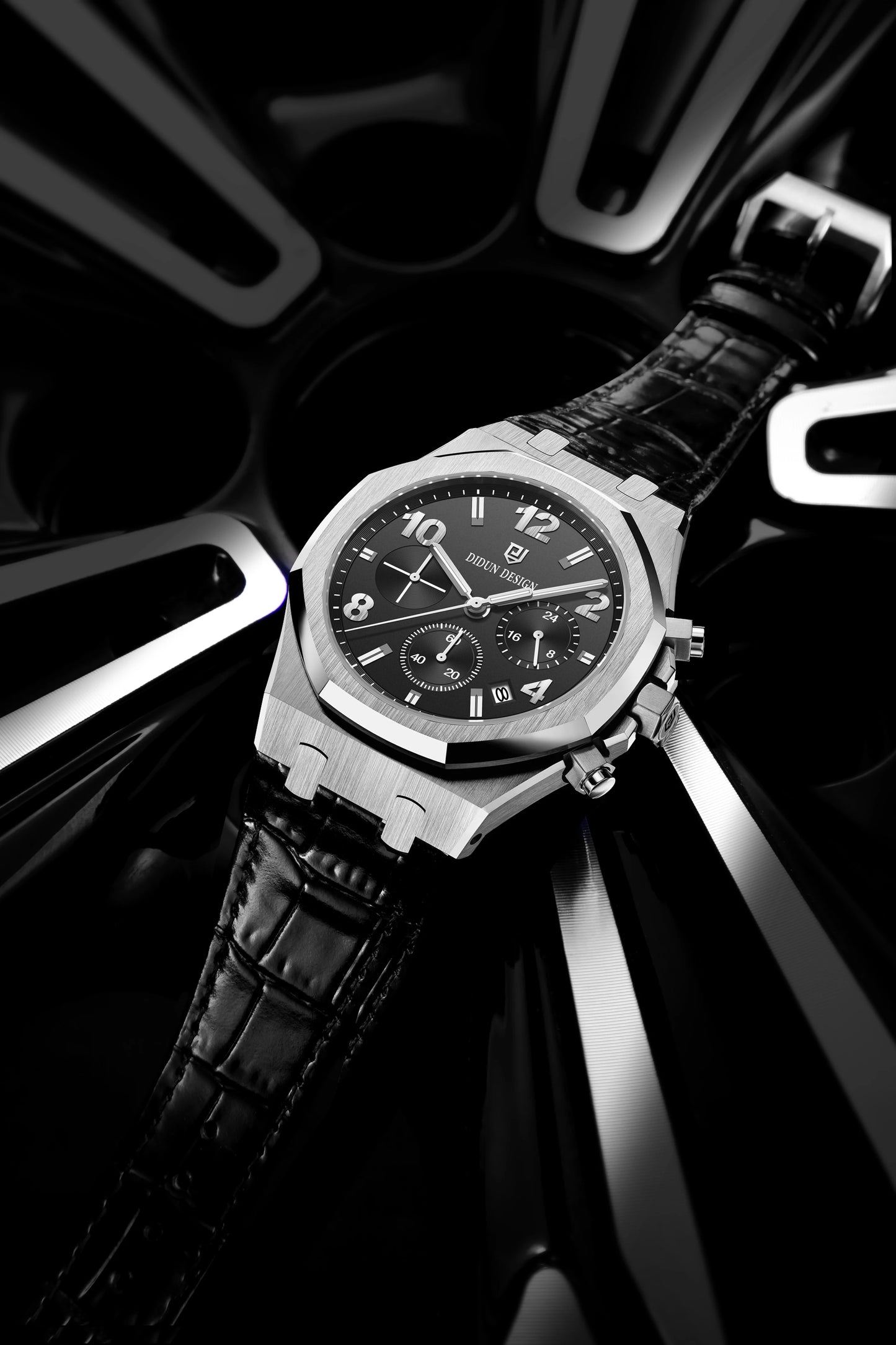 Chronograph Steel Quartz Men Watch