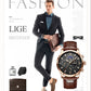 Luxury Leather Quartz Men Watch