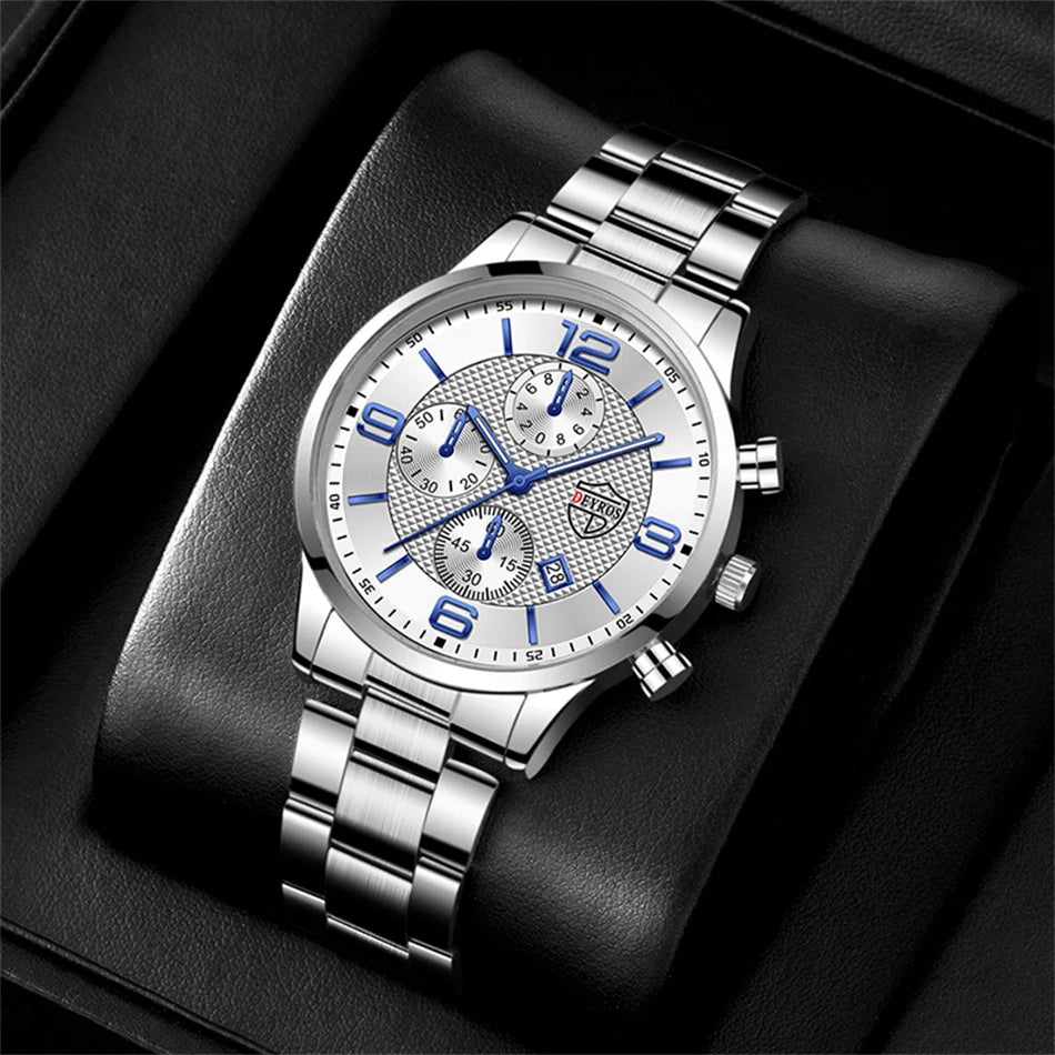 Business Steel Quartz Men Watch