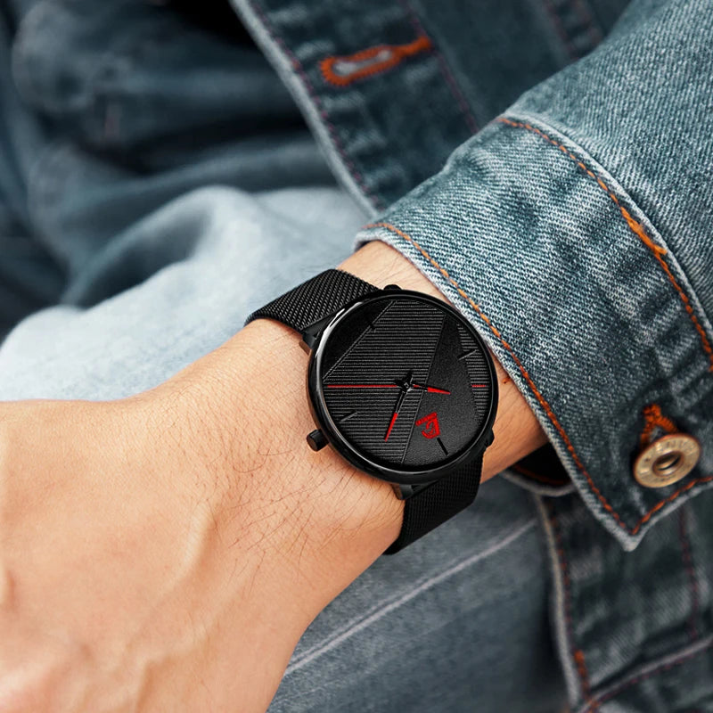 Ultra Thin Business Men Watch