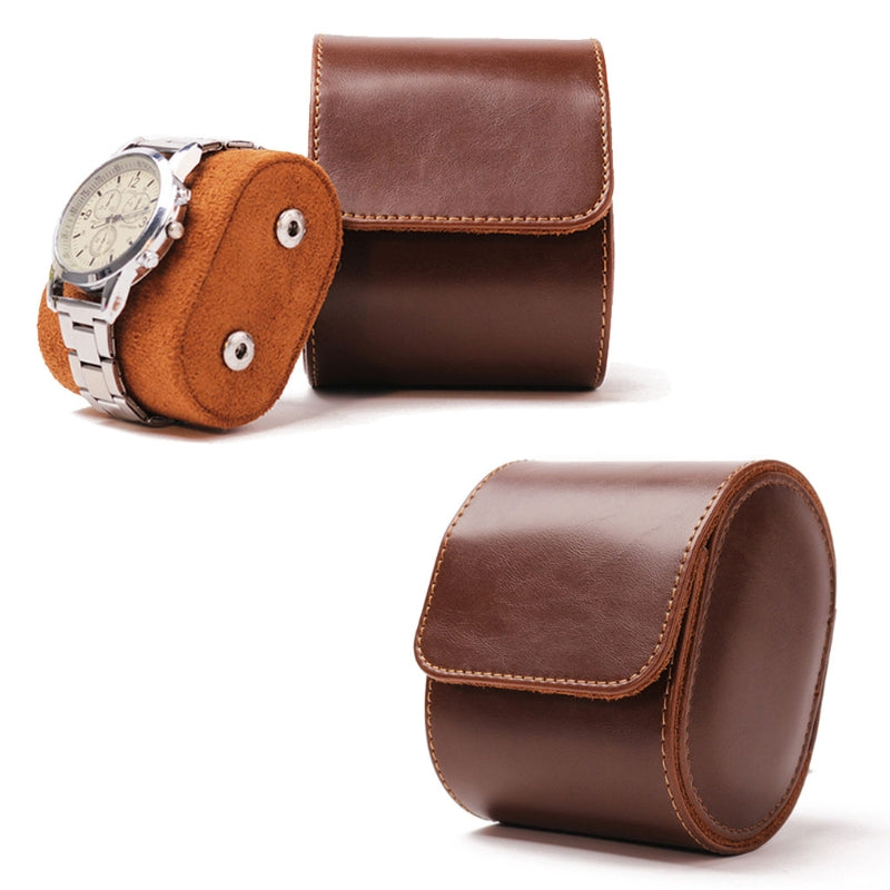 Travel Single Watch Leather Case