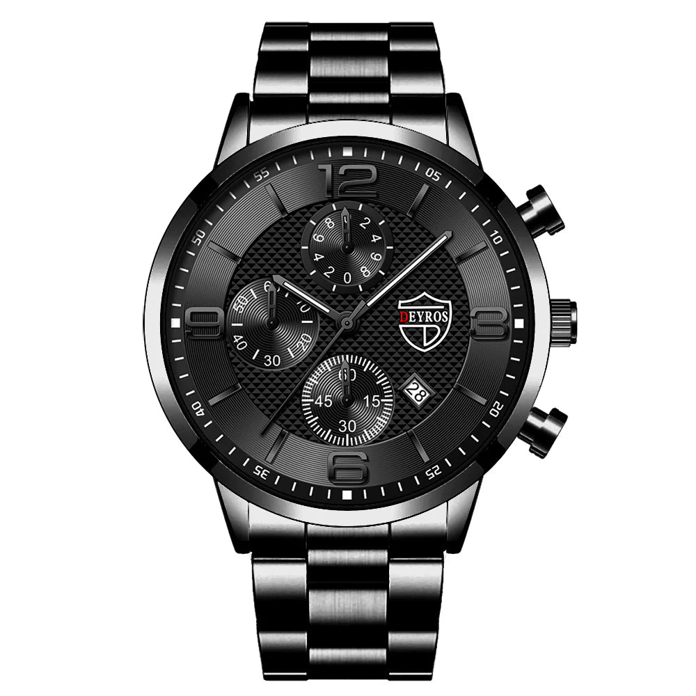 Business Steel Quartz Men Watch