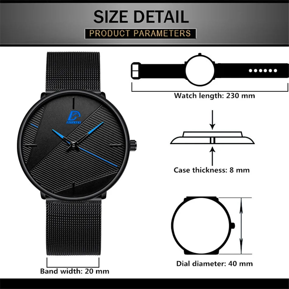 Ultra Thin Business Men Watch
