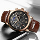 Luxury Leather Quartz Men Watch