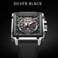 Square Waterproof Quartz Men Watch