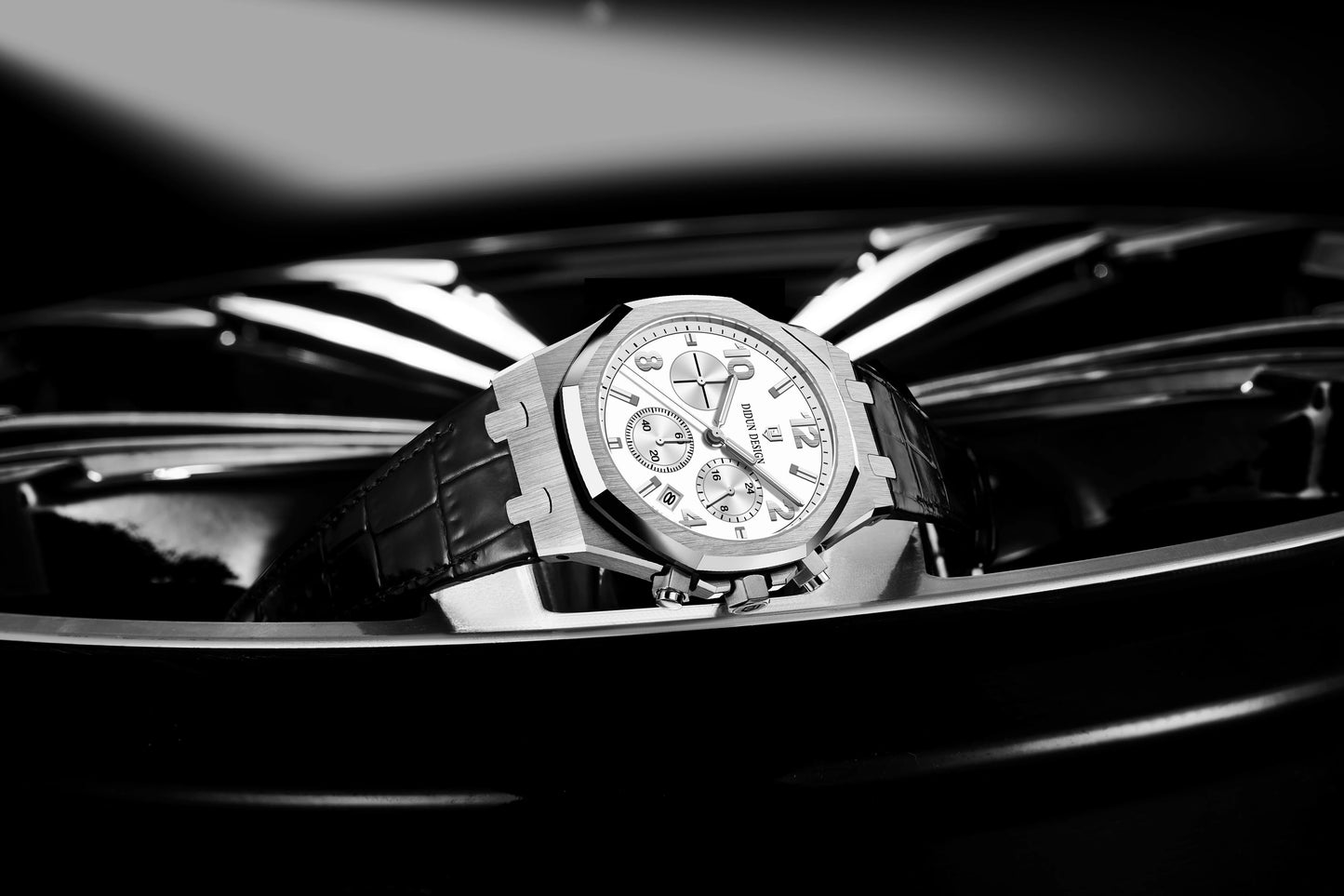 Chronograph Steel Quartz Men Watch