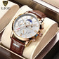 Luxury Leather Quartz Men Watch