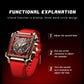 Square Waterproof Quartz Men Watch