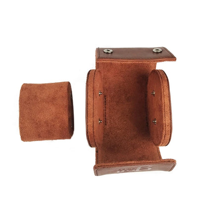 Travel Single Watch Leather Case