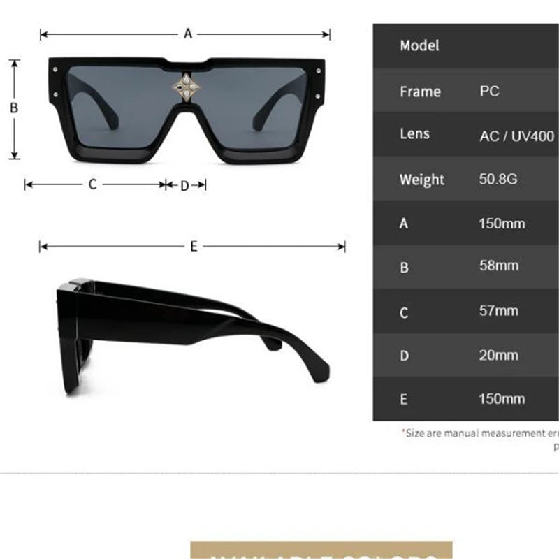 Oversized Square Resort Sunglasses