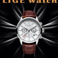 Luxury Leather Quartz Men Watch