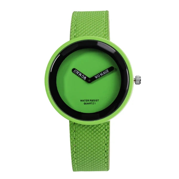 Casual Leather Women Wristwatch