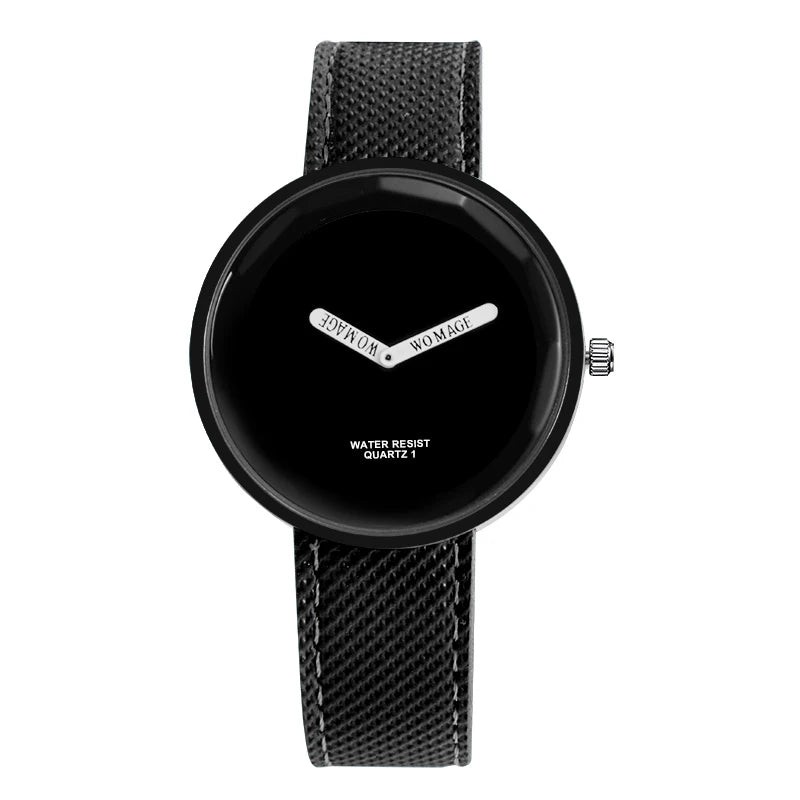 Casual Leather Women Wristwatch