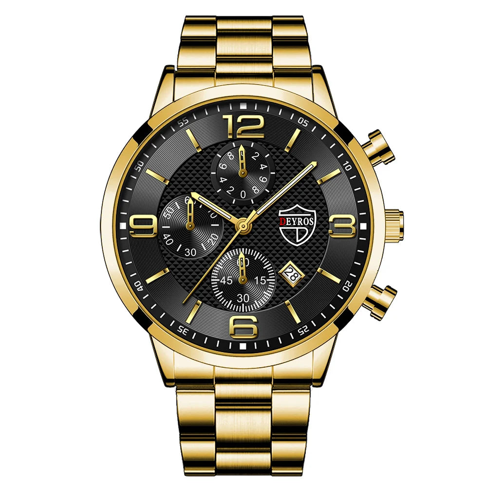 Business Steel Quartz Men Watch