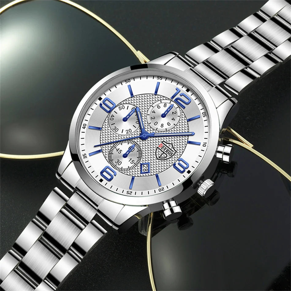 Business Steel Quartz Men Watch