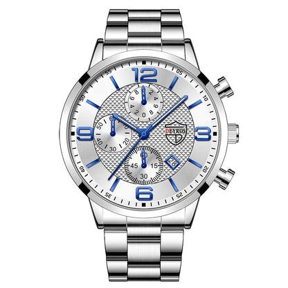 Business Steel Quartz Men Watch