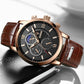 Luxury Leather Quartz Men Watch