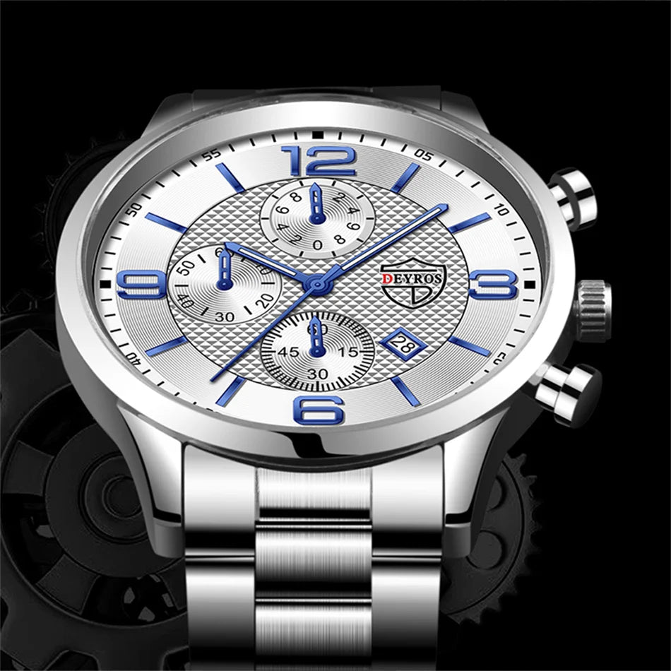 Business Steel Quartz Men Watch
