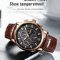 Luxury Leather Quartz Men Watch