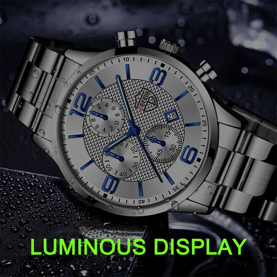 Business Steel Quartz Men Watch