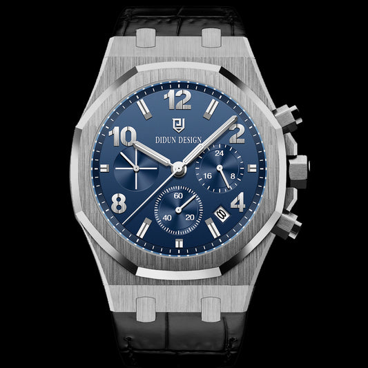 Chronograph Steel Quartz Men Watch