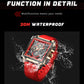 Square Waterproof Quartz Men Watch