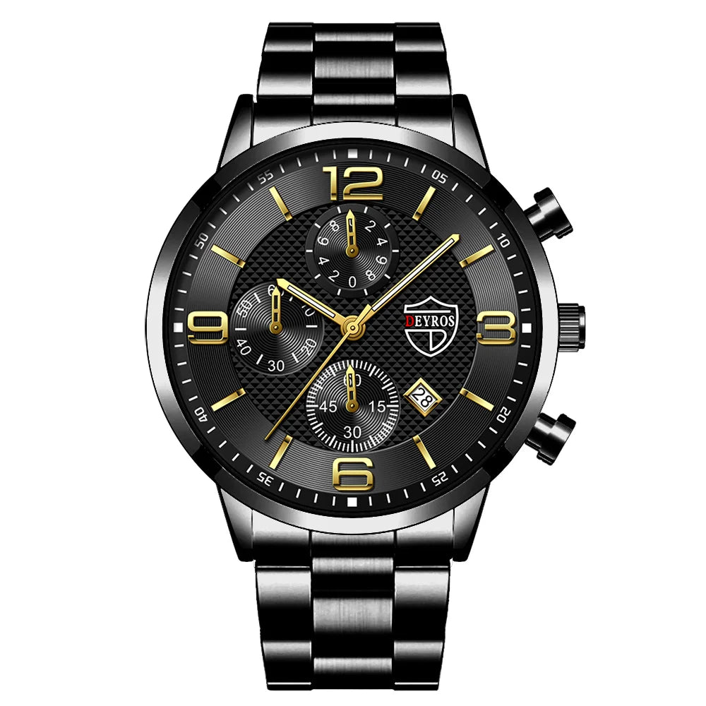 Business Steel Quartz Men Watch