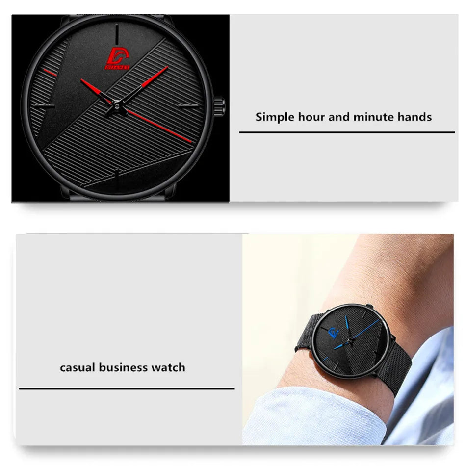 Ultra Thin Business Men Watch